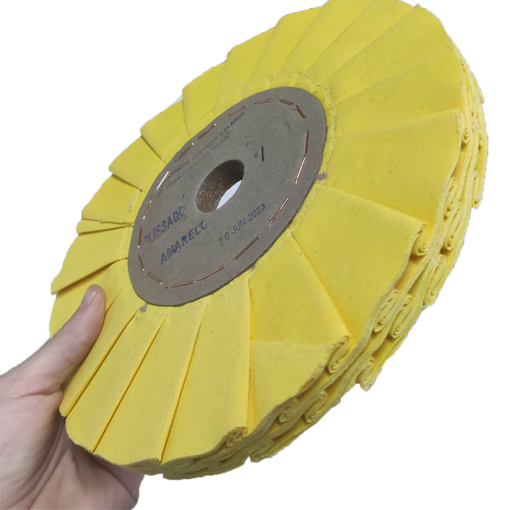 Roda Plissada Amarela 250mm